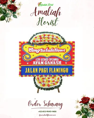 Bunga Papan Congratulation di Karangampel